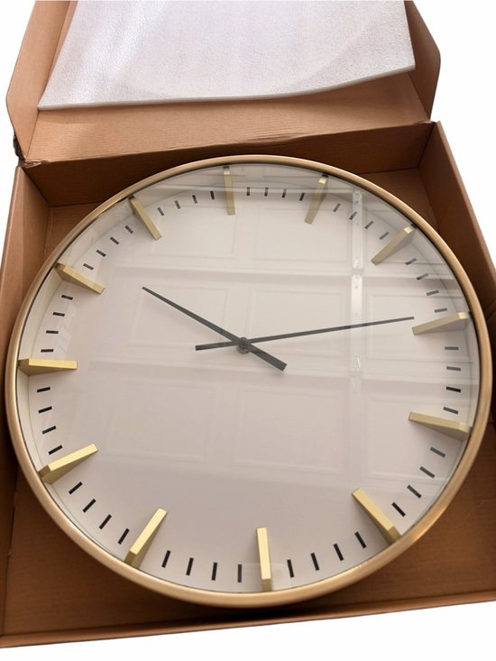 Other - Minimalist Gold Wall Clock - White Dial